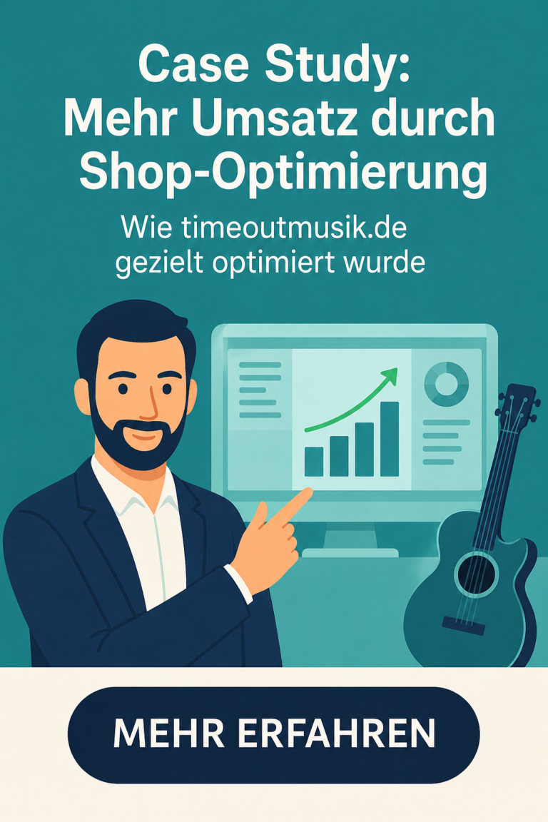 Case Study: Wie timeoutmusik.de durch gezielte Shop-Optimierung mehr Umsatz erzielt
