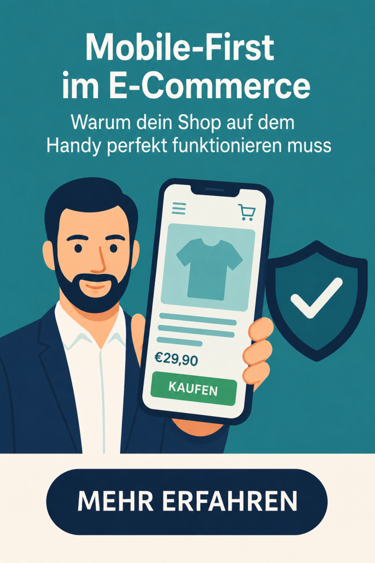 Mobile-First im E-Commerce: Warum dein Shop auf dem Handy perfekt funktionieren muss